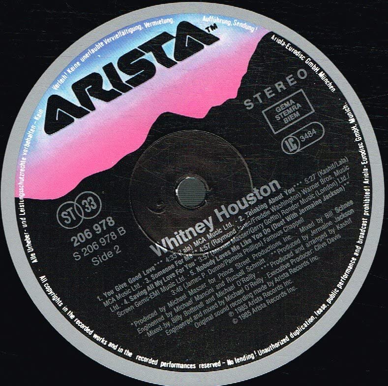 Miniatura 4 de Whitney Houston - Whitney Houston Whitney Houston