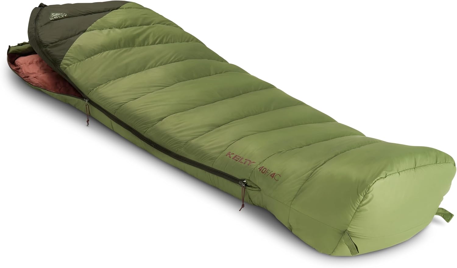 Kelty | Cosmic 40° Degree Sleeping Bag, Regular, 550 Down - Lightweight, Compact, Cozy, Warm Weather Bag - Summer