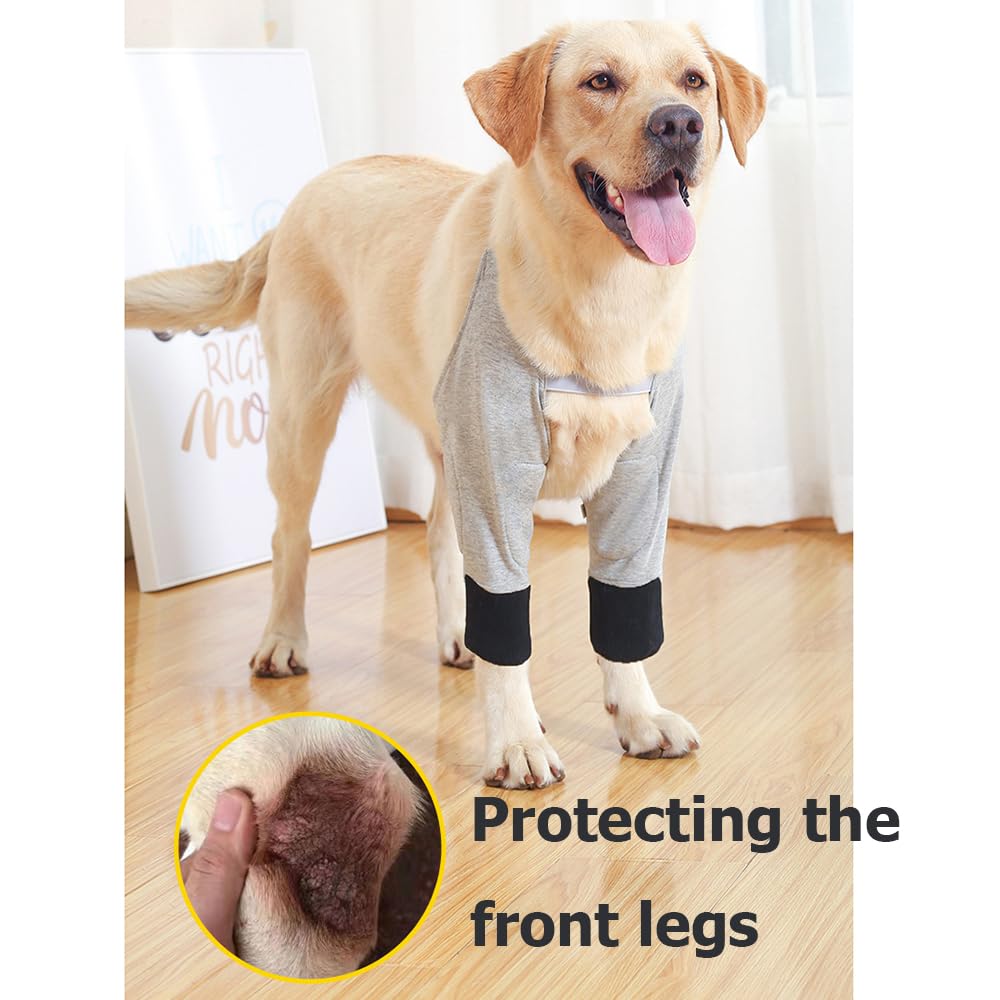NEUSOP Dog Elbow Brace, Elbow Protector for Dogs Joints Recovery Sleeve for Medium and Large Dogs Elbow Brace Knee Brace Dog Injured L - Image 3