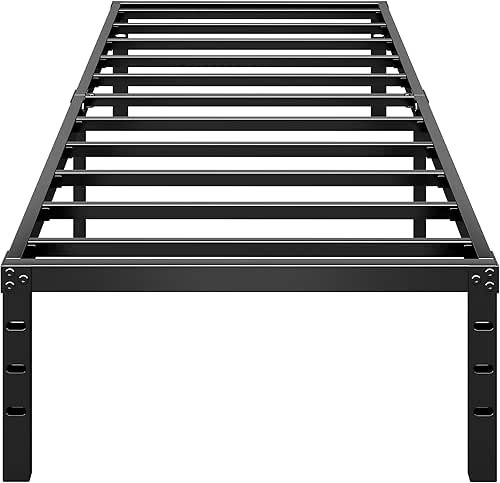 Metal Platform Bed Frame 14 Inch Tall,No Box Spring Needed,Twin