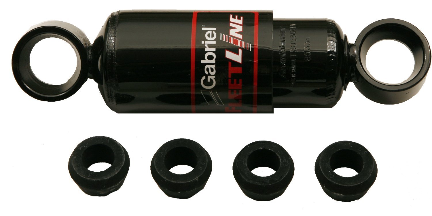 Gabriel 85334 FleetLine HD Truck Front/Rear Shocks Fits Advance Mixer; Mc Neilus Truck &amp; Man; Reyco Suspension Trailer 81LM Models; OEM# 13883, 85334, 1139039 MTM 680087 12886-01