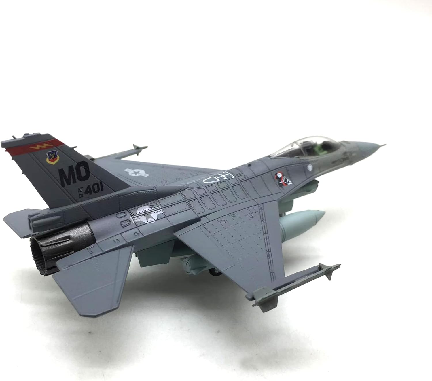 NUOTIE 1/100 F16C Fighting Falcon Fighter Model Metal DieCast Aircraft Jet Kit