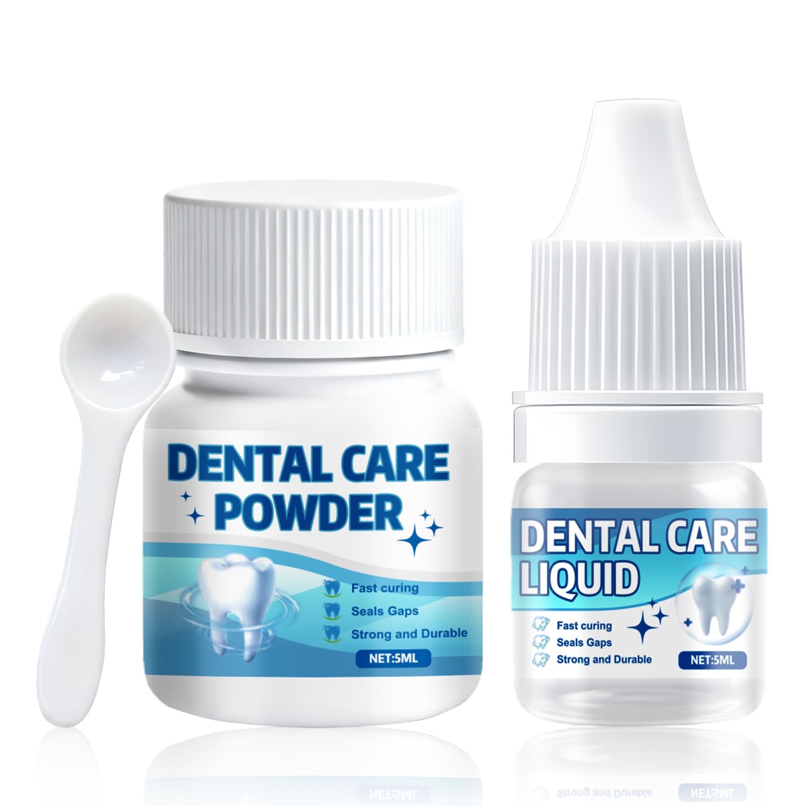 Cemento Dental Permanente para Coronas, Puentes y Caries