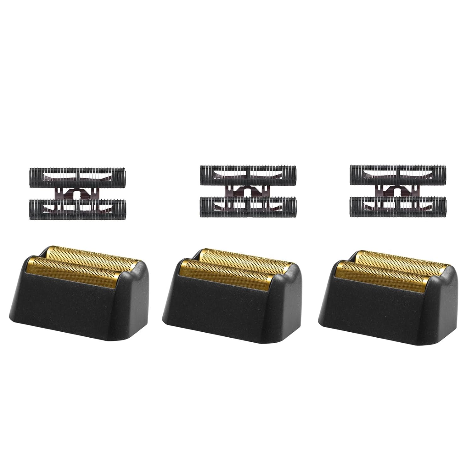 Pro 5 Star Series Finale Shaver Replacement Foil and Cutter Bar Assembly Compatible with wahl Shaver Model 7031-100/7043-100-For Men's Shaving- 3Pcs Red
