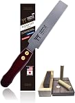 Japanese Flush Cut Saw - 6 Inch Double Edge Pull Saw for Flush Cutting Dowels, Pegs, Wedges - Hardwood Softwood Hand Saw - Small Wood Saw - Temple Tool Co.