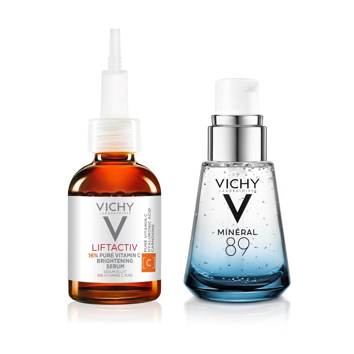 Vichy LiftActiv Vitamin C Serum For Face, Brightening Serum With Pure Vitamin C + Hyaluronic Acid + Vitamin E, Reduces Fine Lines, Smooths Skin Texture, Improves Radiance, Anti Aging