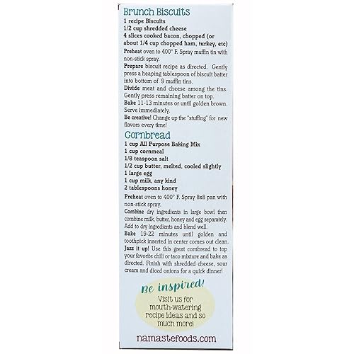 Miniatura 4 de Namaste Foods Mezcla orgánica para hornear multiusos sin gluten, 16 onzas, sin alérgenos