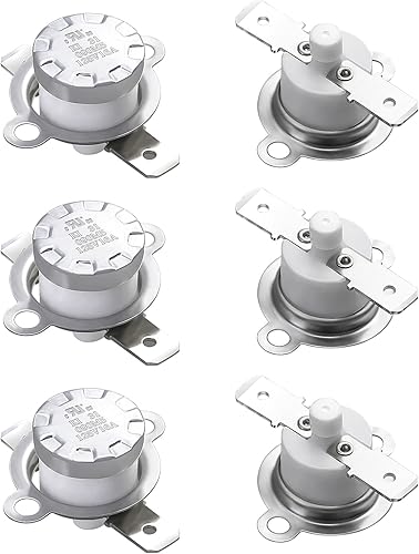 Awozkcd Interruptor térmico UL KSD301 de 125 V 16 A, circuito apagado a 140.0 F140 F y encendido por interruptor de termostato manual, normalmente