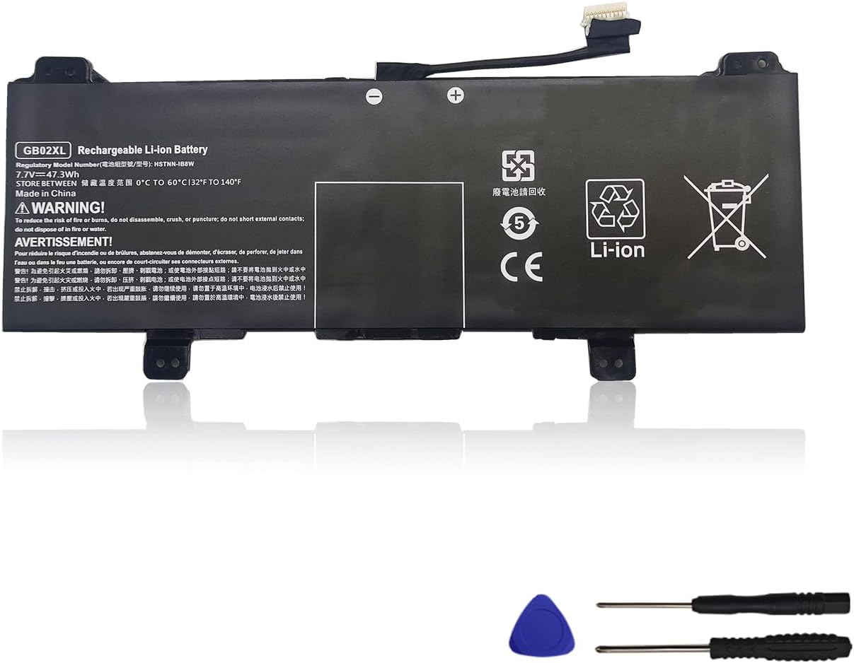 GB02XL Laptop Battery for HP Chromebook X360 14A 14-DB 11 G8 G7 G1 G2 EE Chromebook 11A G8 G5 G6 EE Chromebook 14 G5 14-DB0051CL Series hstnn-ub7m L42583-005 L42550-271