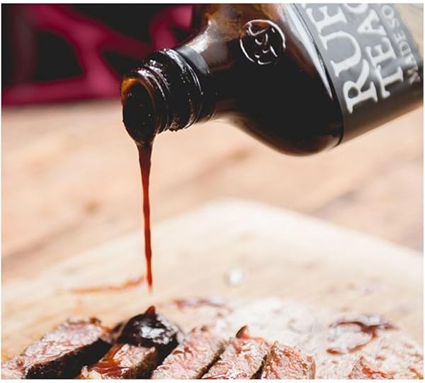 Rufus Teague Sauce BBQ Whiskey Maple 432g – Sauce barbecue sucrée-fumée au sirop d’érable & whiskey – Pour ribs, burgers & BBQ – Cadeau homme gourmet - 4