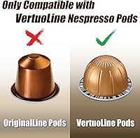 Vista 4 de DecoBrothers Cajón Organizador de Cápsulas de Vidrio Templado de Cristal Vertuo, Organizador de 28 Cápsulas Grandes o 56 Pequeñas Nespresso, Blanco