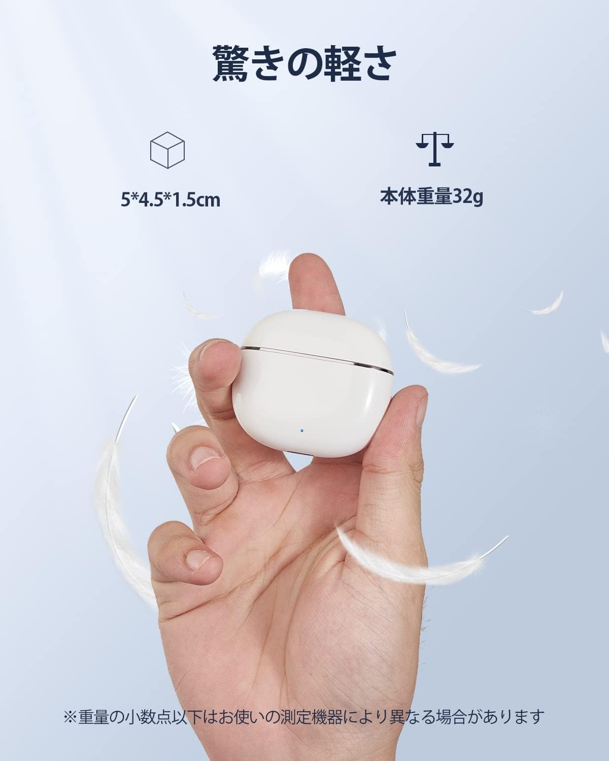 AOKIMI Wireless Earphones V12 - 2026 Upgrade Version, Bluetooth Hi-Fi, Maximum 36 Hours Playback, Noise Cancelling, Auto Pairing, Type-C Charging, Waterproof, Touch Volume Control (White) view 6