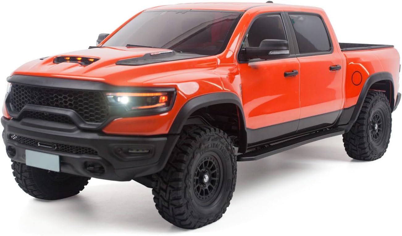 Carrosserie Peinte Pour Buggy RC 1/8 Off-road – Orange Vif, Prête à Fixer – Pièce Détachée