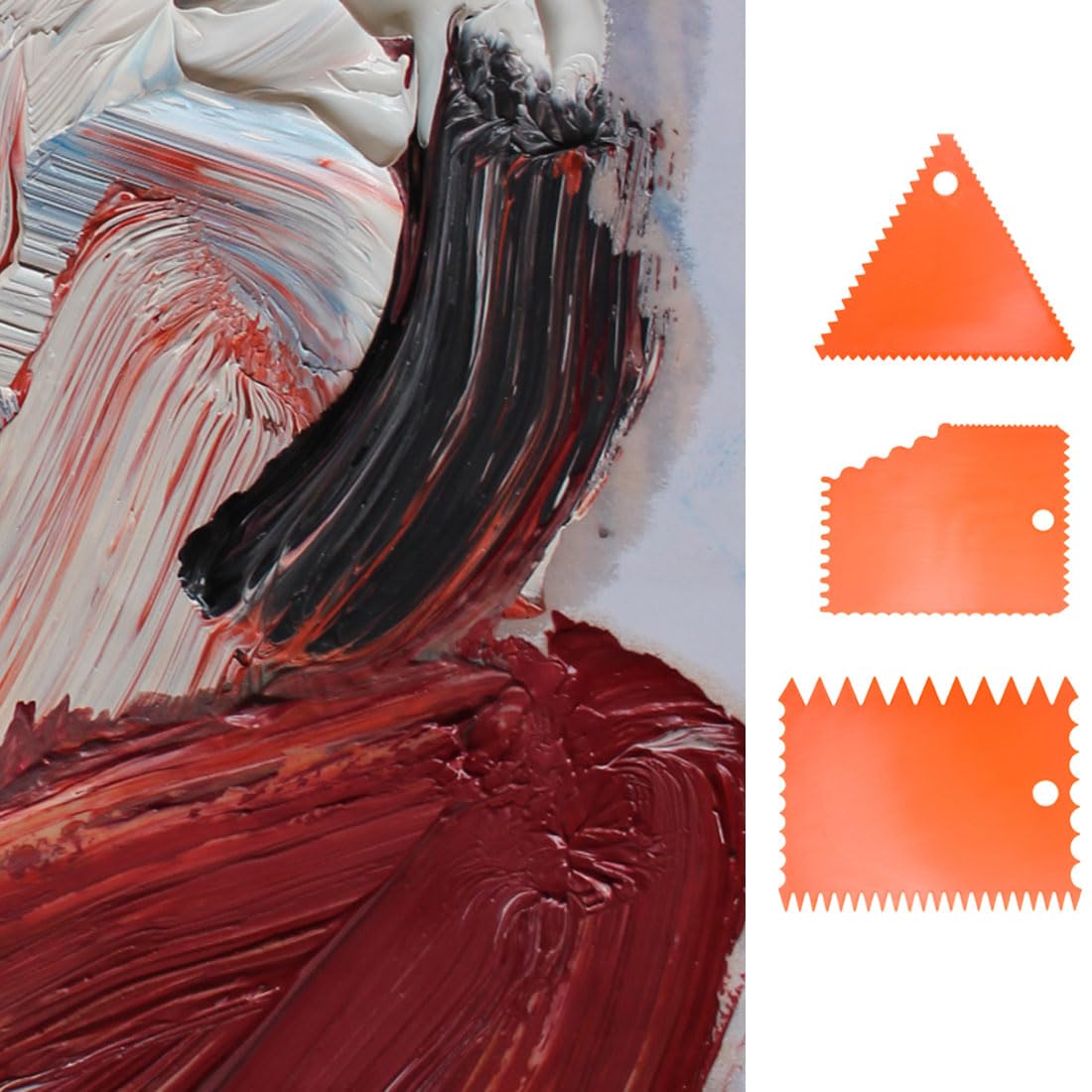 Set Spatole Per Pittura A Olio - 17 Pezzi Con Coltelli E Raschietti | Ideale Per Artisti E Principianti - Foto 5