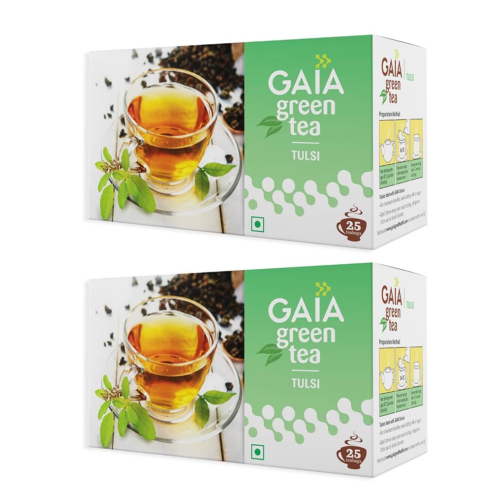 Gaia Green Tea Honey & Lime 25 tea bags (Pack of 3) — Amazon image 9