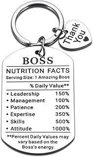 Funny Keychain Gift for Boss Day Gifts for Women Men Boss Lady Gifts for Women Staff Appreciation Gifts Bulk Retirement Gifts for Boss Small Thank You Gifts Farewell Birthday Christamas Gift for Boss