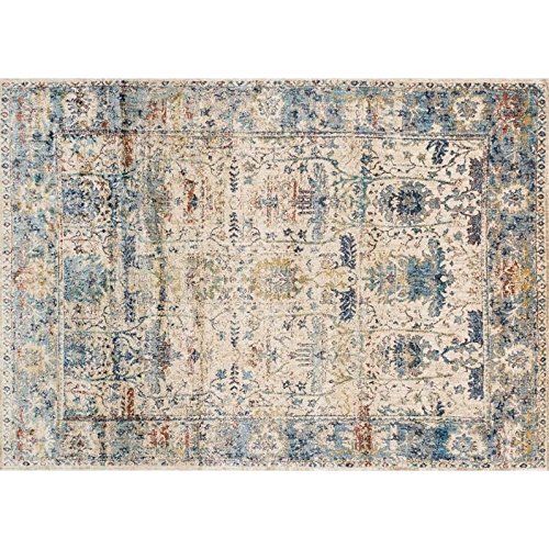 Loloi Anastasia Area Rug, 7 X 10, Sand/Light Blue #TOP2