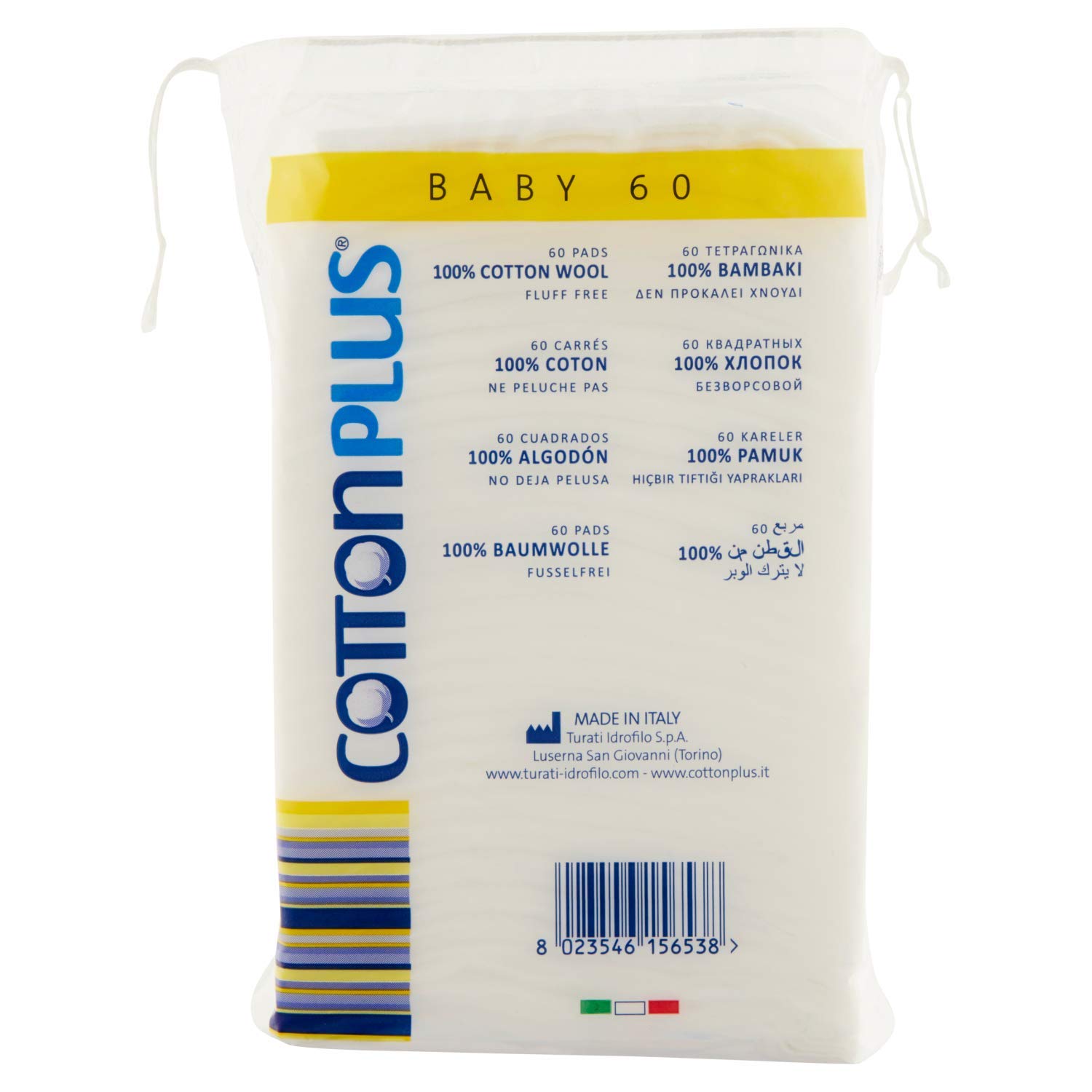 Cotton Plus Bébé hydrophile Coton 60 pièces