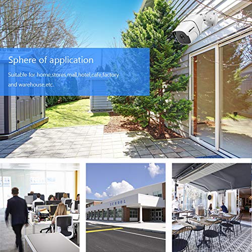 Câmera de Vigilância Full HD 1080 P Analógica 1080 P 100 Pés para DVR Analógico Sistema Pal - Kkmoon