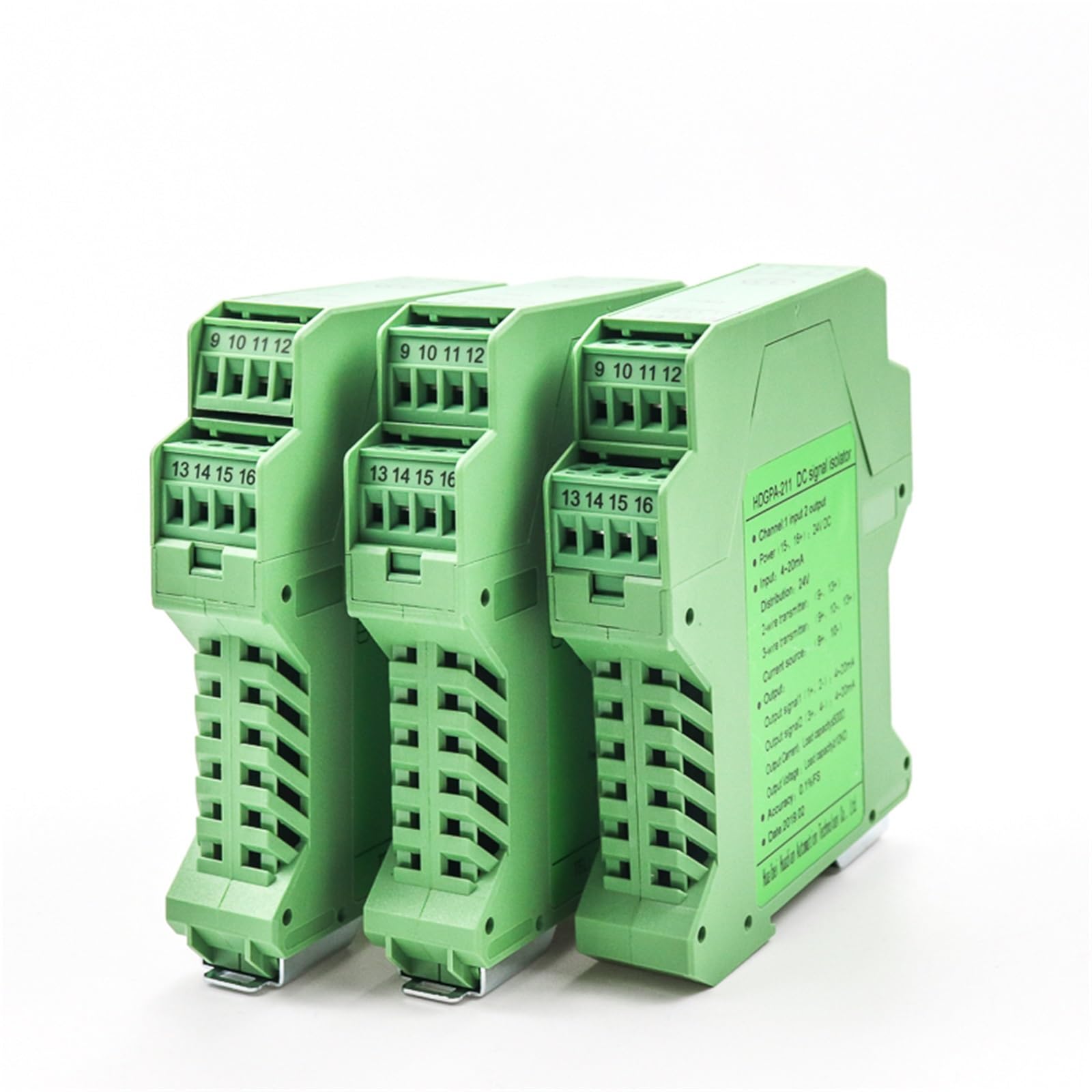 Convertidor analógico de Potencia de 12-28VDC, 4 20Ma a 0, 10V, Divisor de señal de Entrada, convertidor de señal CC de 0, 10V, 4 a 20Ma, aislador de señal(1 in 1 out,Other,Input 4-20MaDC)