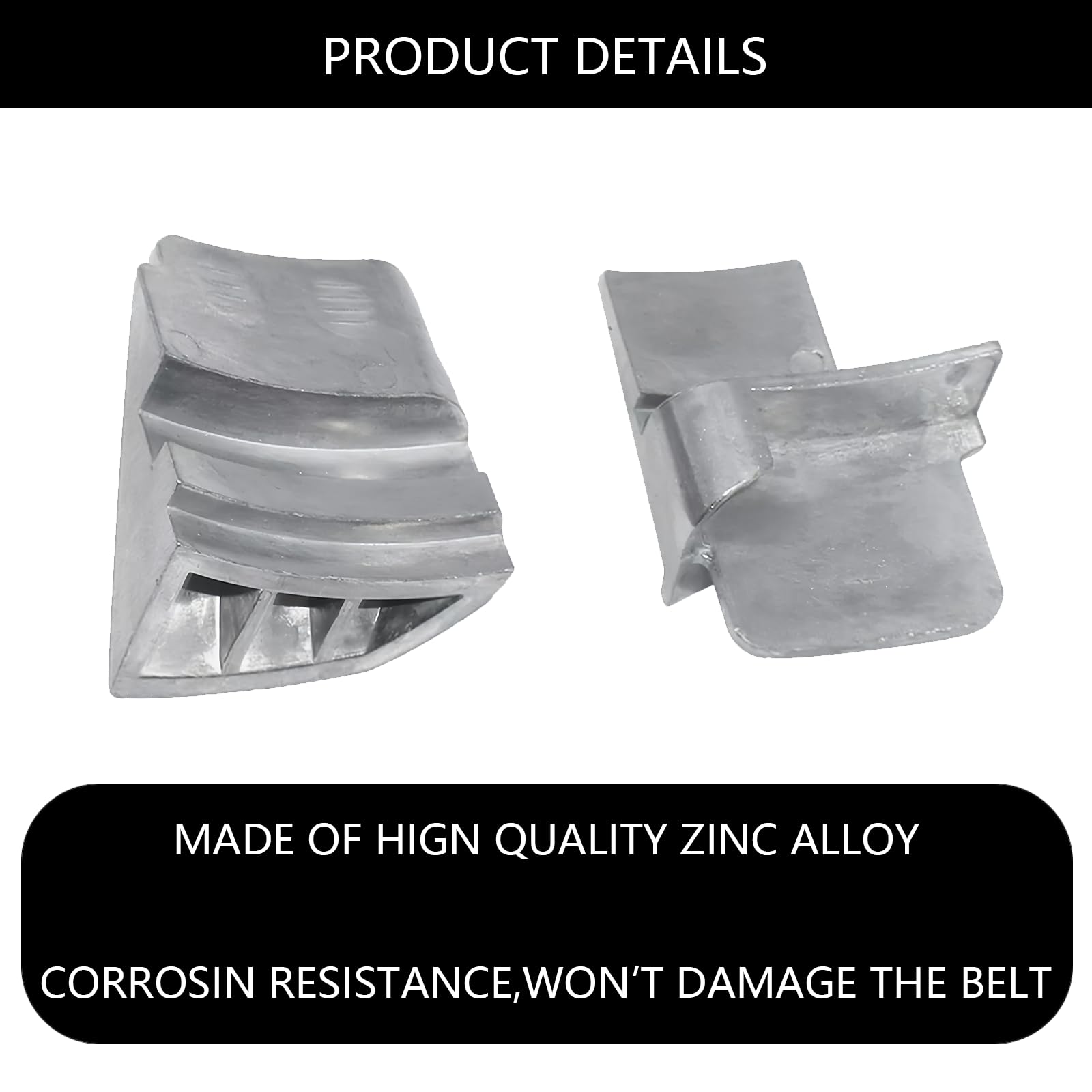 2PZ Metallo Strumenti per la Rimozione/Installazione della Cinghia Elastica, Strumento di Montaggio Cinghie Elastiche per Auto, Dispositivo di Collegamento per Cintura Elastica