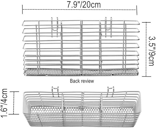 Miniatura 7 de iPEGTOP Escurridor de platos extensible sobre el fregadero, multifuncional ajustable (14 a 18.5 pulgadas) de acero inoxidable a prueba de óxido,