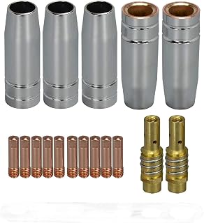 Tip Diffuser Nozzle Parts fit Everlast Power i-MIG 140E 200E 200 Welder 17-pk .030" Kit 18-pk