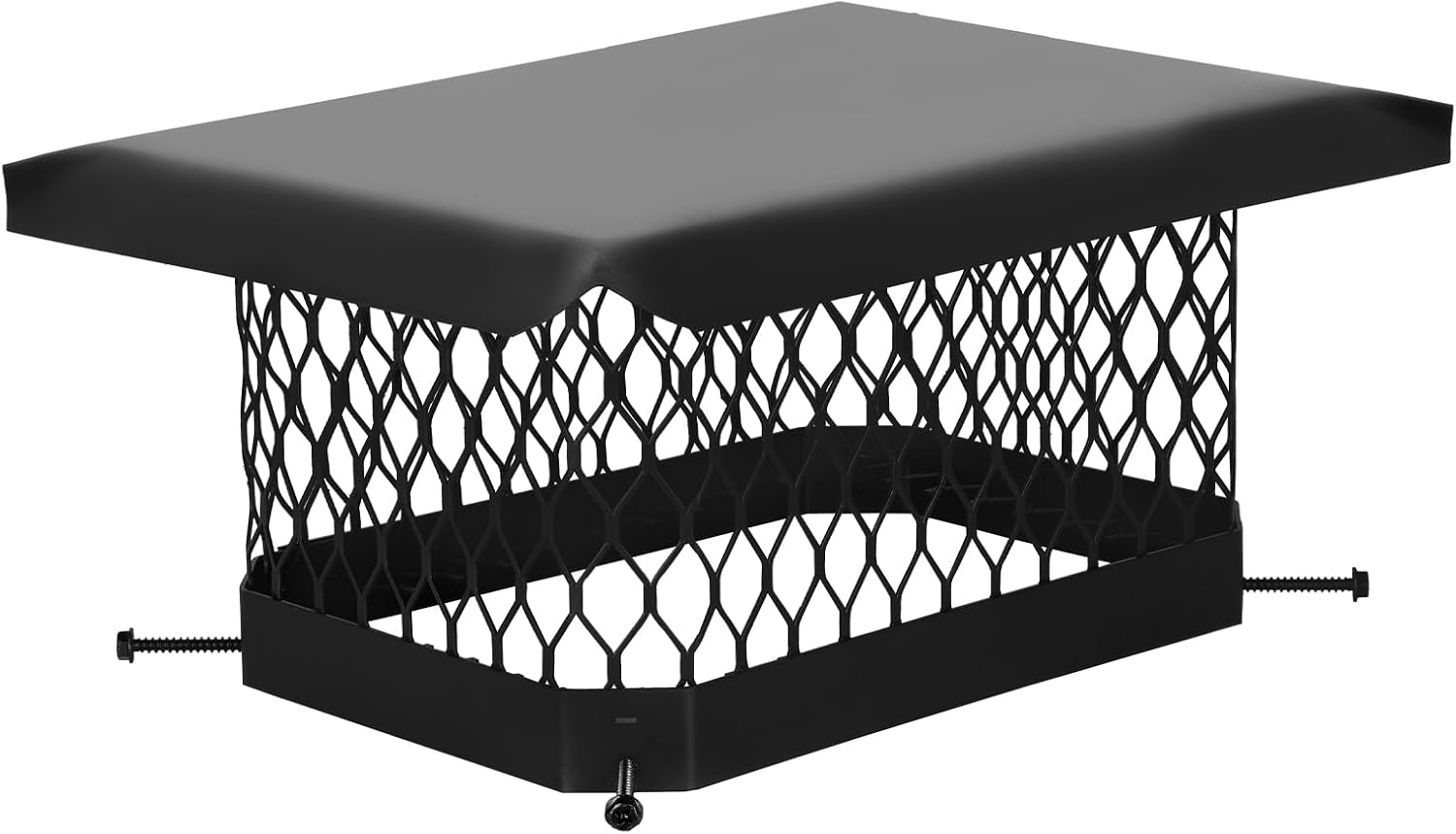 9×13 Chimney Cap Stainless Steel (9"×13"),Non Assembly Chimney Cover,Single Bolt Chimney Fireplace Cover, Chimney Cover Installed On Existing Flue Bricks