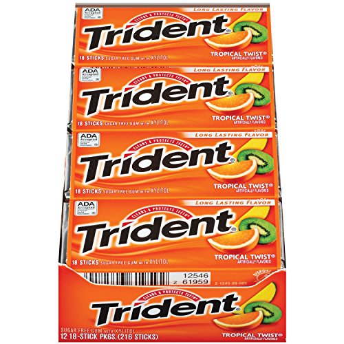 Image of Trident Sugar Free Tropical Twist Soft Gum