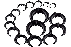 Crescent Shaped Horseshoes Taper Wiazhu Tunnel Jewelry