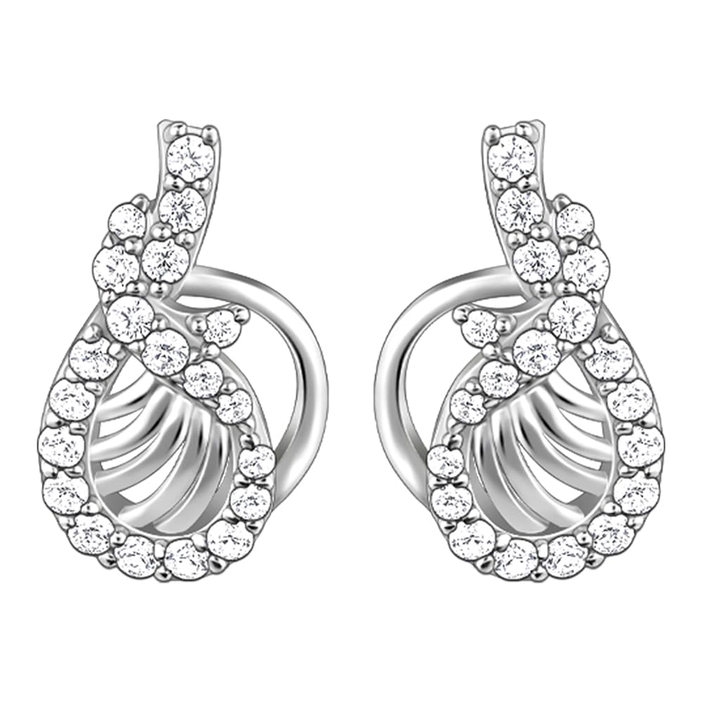 giva 925 Silver Wave Knot Earrings| Drops to Gift Women & Girls | With Certificate of Authenticity and 925 Stamp | 6 Months Warranty*-picture-48