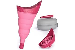 TRIPTIPS Pee Funnel Female Pee Cup Stand to Pee