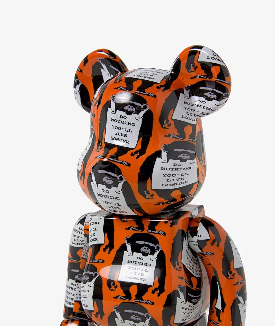 Medicom Toy Bearbrick X Banksy Monkey Sign – 400% + 100%, Be@rbrick, Neuf