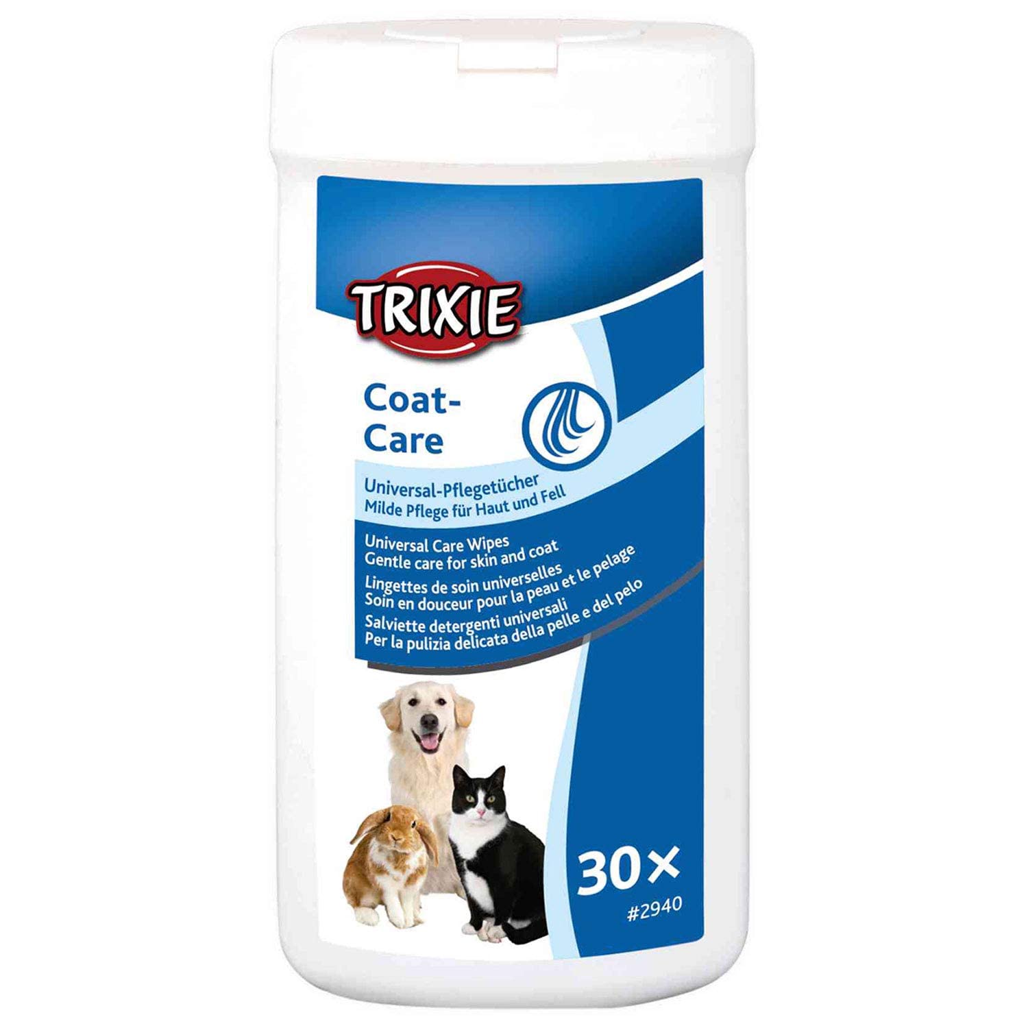 Trixie: - Universal Cosmetic Wipes | Skin and Coat Wipes for Dogs, Cats and Other Small Animals | Made with Valuable Plant Extracts for Deep Cleaning and Pleasant Smell – 30 Wipes Pack (B09MG2TF9Q) Amazon Price History, Amazon Price Tracker