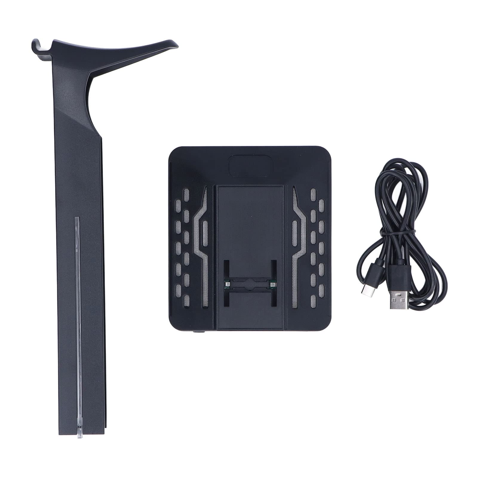 Supporto per Cuffie, Supporto per Cuffie da Gioco con Doppia Porta USB 2.0, per RGB con compatibilità Universale per Accessori da Gioco da Scrivania e PC