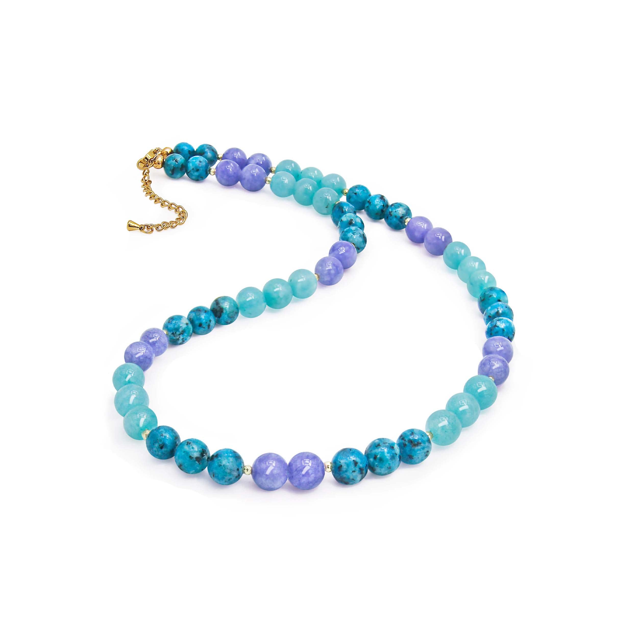 Okrągły zroszony kamień BOHO s dla kobiet, naturalny wiśniowy jaspis kamienny koralik Choker, damska kolorowa biżuteria 18 cali