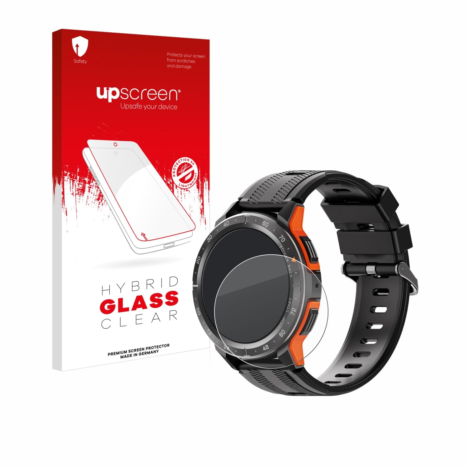 upscreen Screen Protector Film for Fossibot W101-9H Glass Protection, Extreme Scratch Resistant