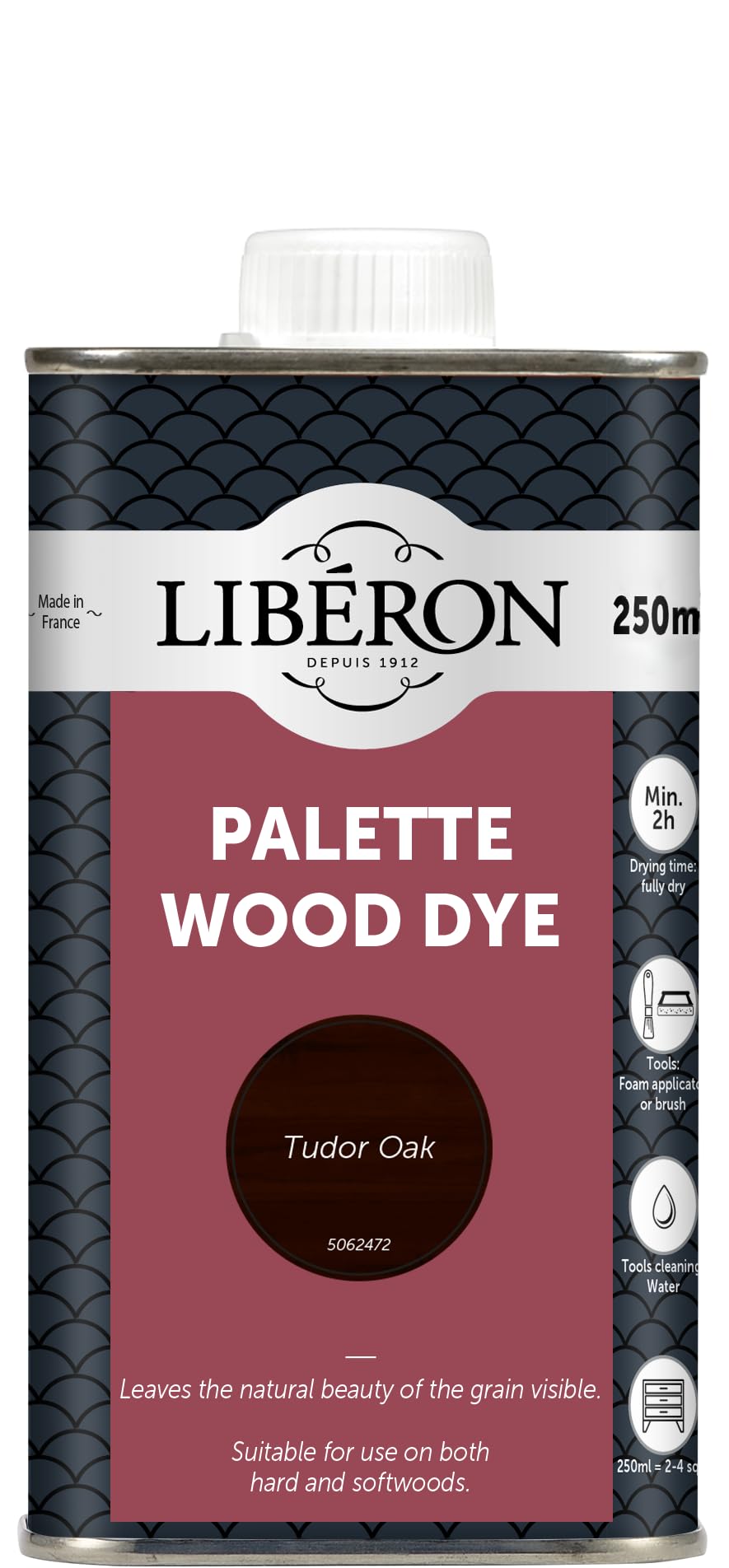 Liberon Palette Wood Dye Tudor Oak 250ml