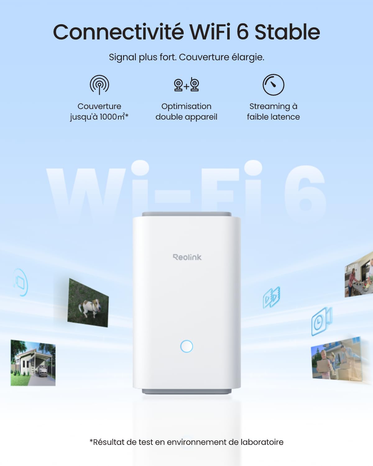 Reolink WiFi 6 Home Hub Pro, chiffrement AES-128, Enregistrement 24/7 | Prend en charge jusqu'à 3,5" 16 To HDD (non inclus), enregistrement 24h/24, 7j/7, support multi-appareils