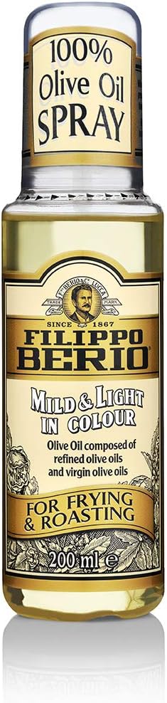 Filippo Berio Mild/light Olive Oil Spray 250 ml (Pack of 6)