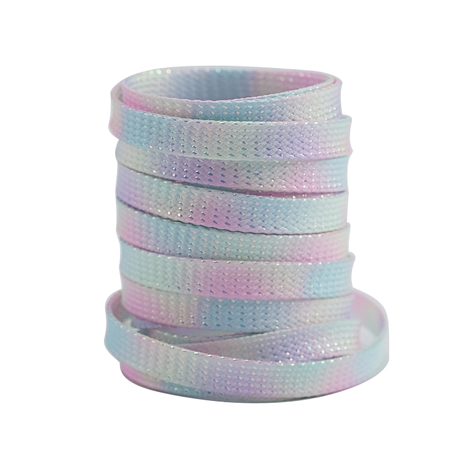 Cordones para Zapatillas Deportivas Cordones alargados de 260 cm for Patines de Hielo, con Efecto Tie-Dye Degradado, for Patinar sobre Hielo, 1 par.