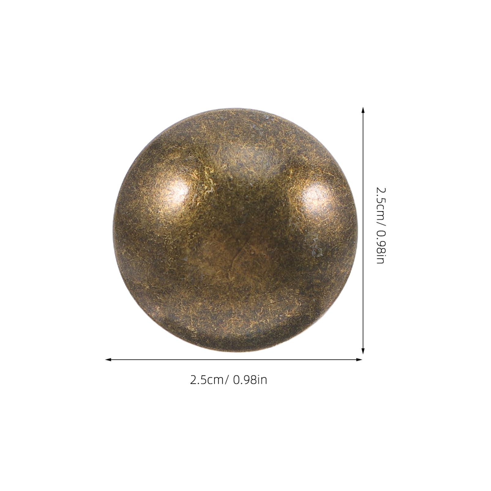 OSALADI Iron Furniture Studs 30pcs Retro Pushpins Long Strong Tacks for Upholstery Decorative Tacks for Home