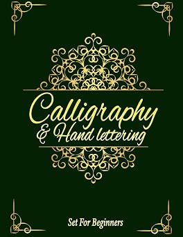 Calligraphy practice book set for beginners 124 mixed sheet for Calligraphy , hand lettering, drawing and free writing Workbook for beginners , 8.5 ... Calligraphy and Hand Lettering Practice