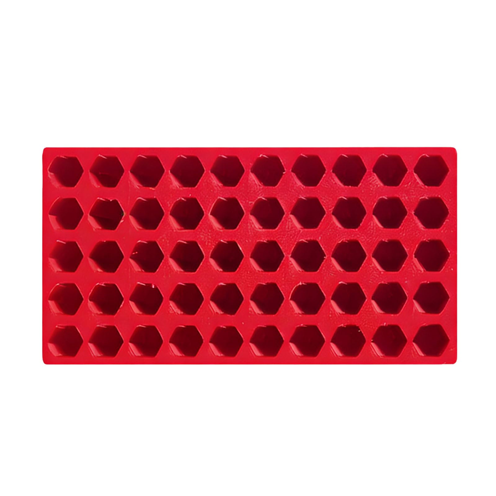 50Slot Hexagonal Bit Holder Case for 6.35mm Screwdriver Bit Organizers Rack Compactly and Durability Storage Box Container