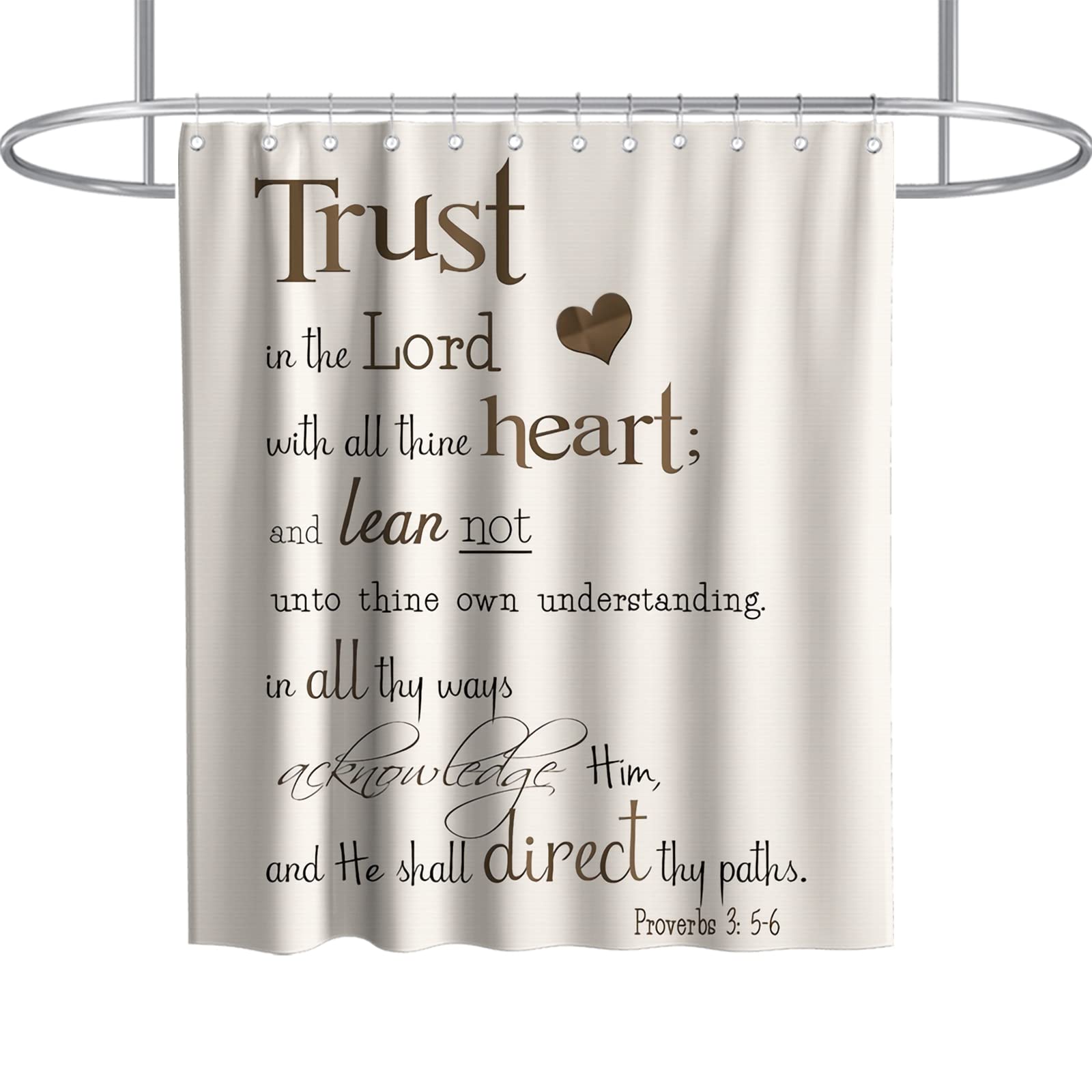 Amazon.com: Trust in The Lord with All Thine Heart Inspirational