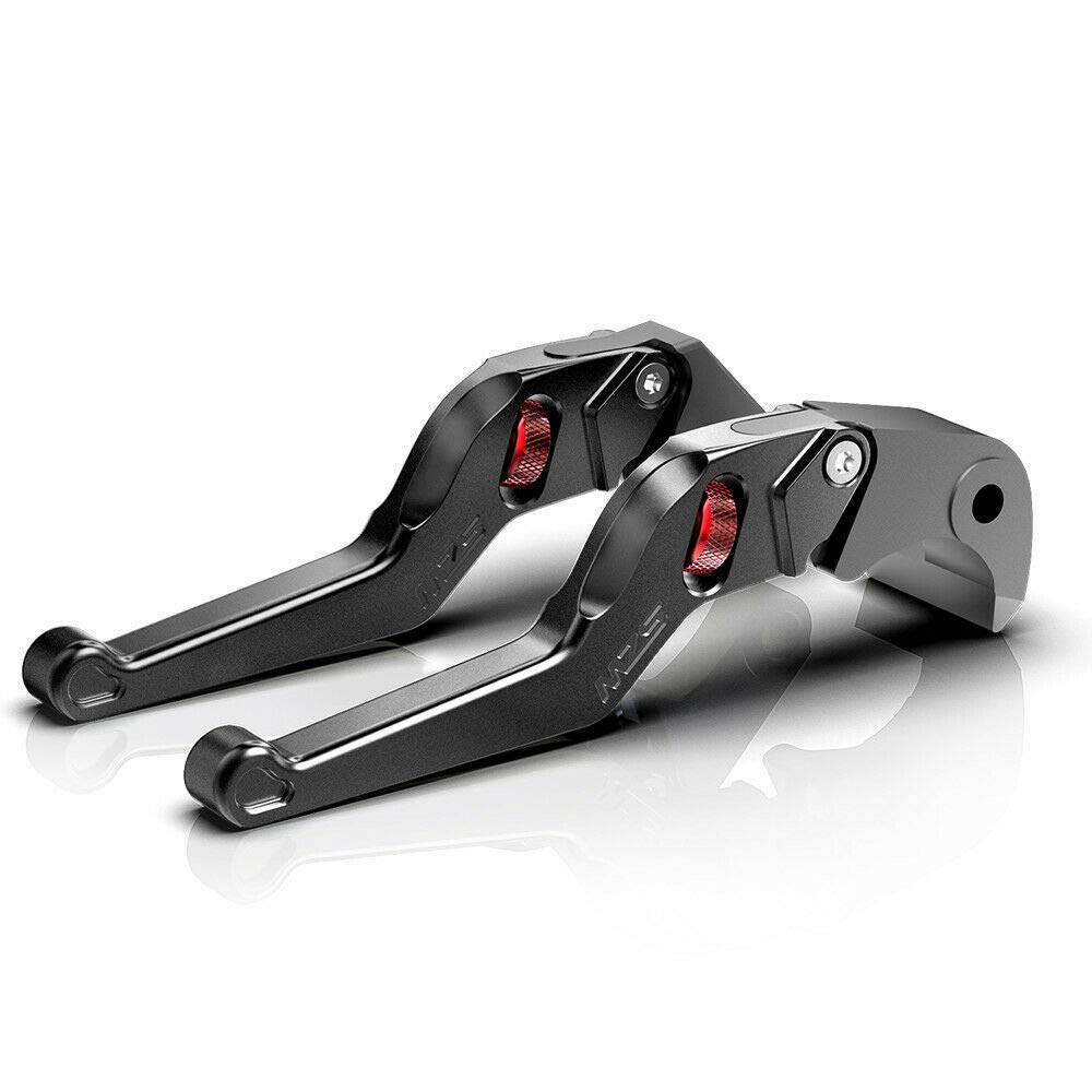 Clutch Brake Levers Short Wheel Roller Adjustable CNC Red Compatible with CBR600RR 2007-2021 | CBR1000RR 2008-2021 | CB1000R Neo Sport Cafe 2018-2021