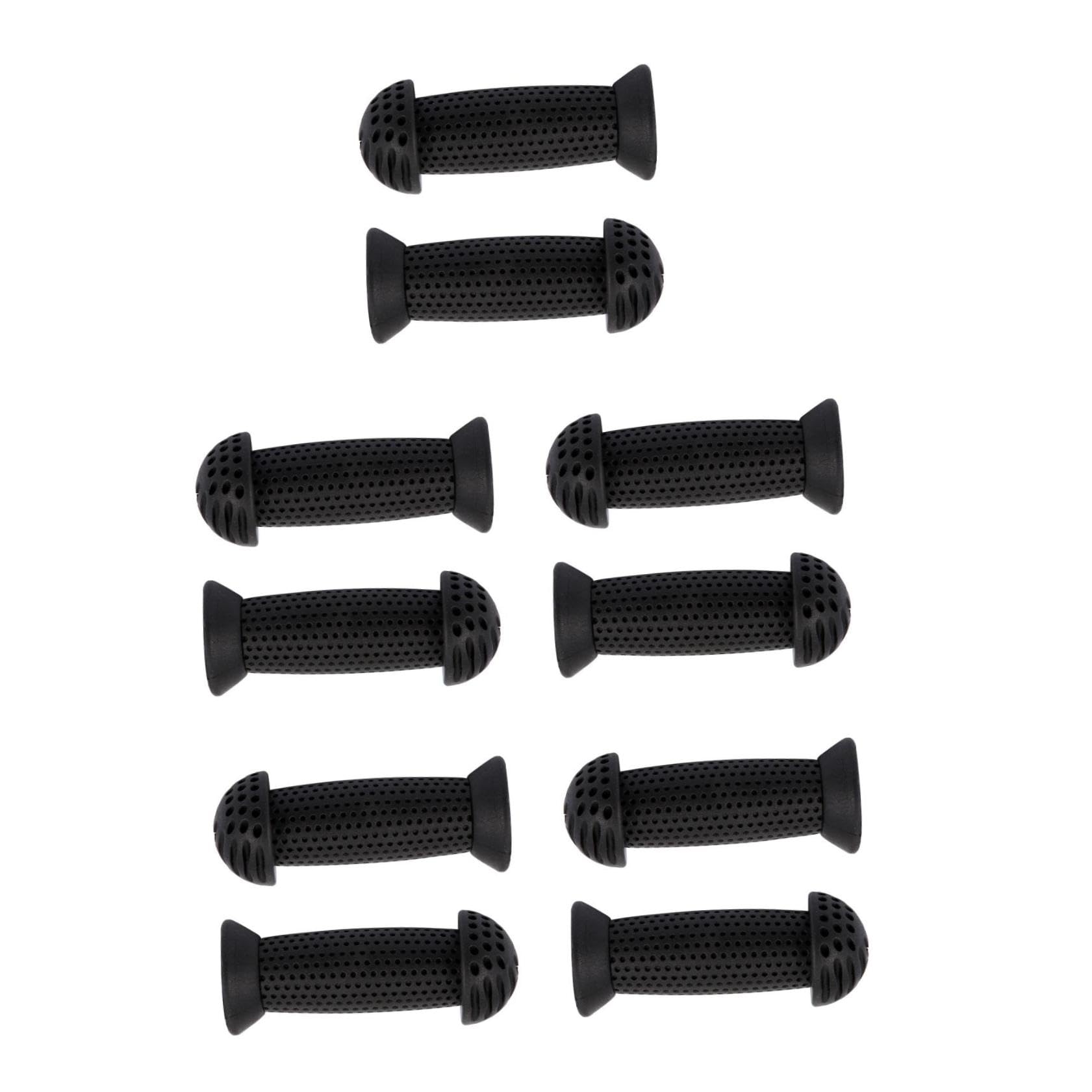 Toddmomy Poignée De Vélo Barre De Chute Verrouillage De Vélo Pédales Vélos Poignées De Guidon Housse De Guidon Couvre-guidons Poignées De Vélo De Montagne Caoutchouc Black