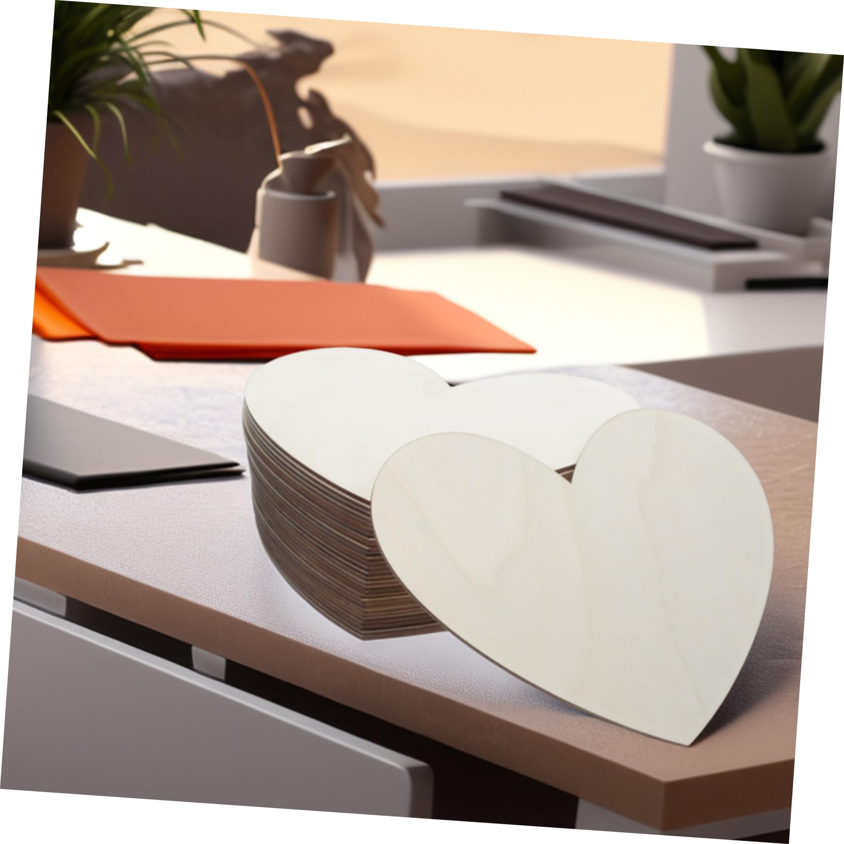SHINEOFI 30 Stück Teiliges Große Holzherz Scheiben Unlackierte Holzherzen zum Basteln Stabile Diy Holzcutouts für Kreative Dekorationen für Valentinstag Hochzeit und Heimdeko