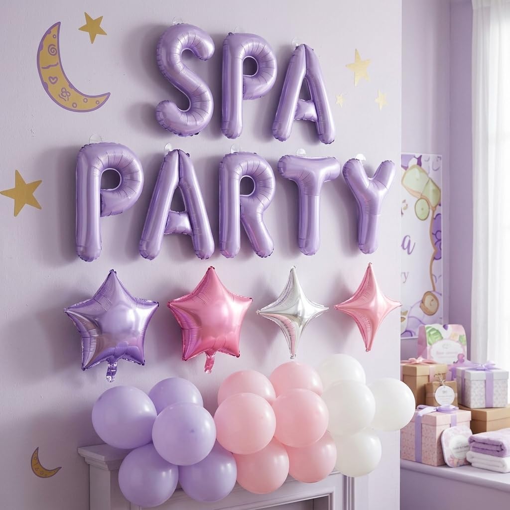 LaVenty Spa Party Decoration Pajama Cosmetics Party Supplies Party Decor image 2