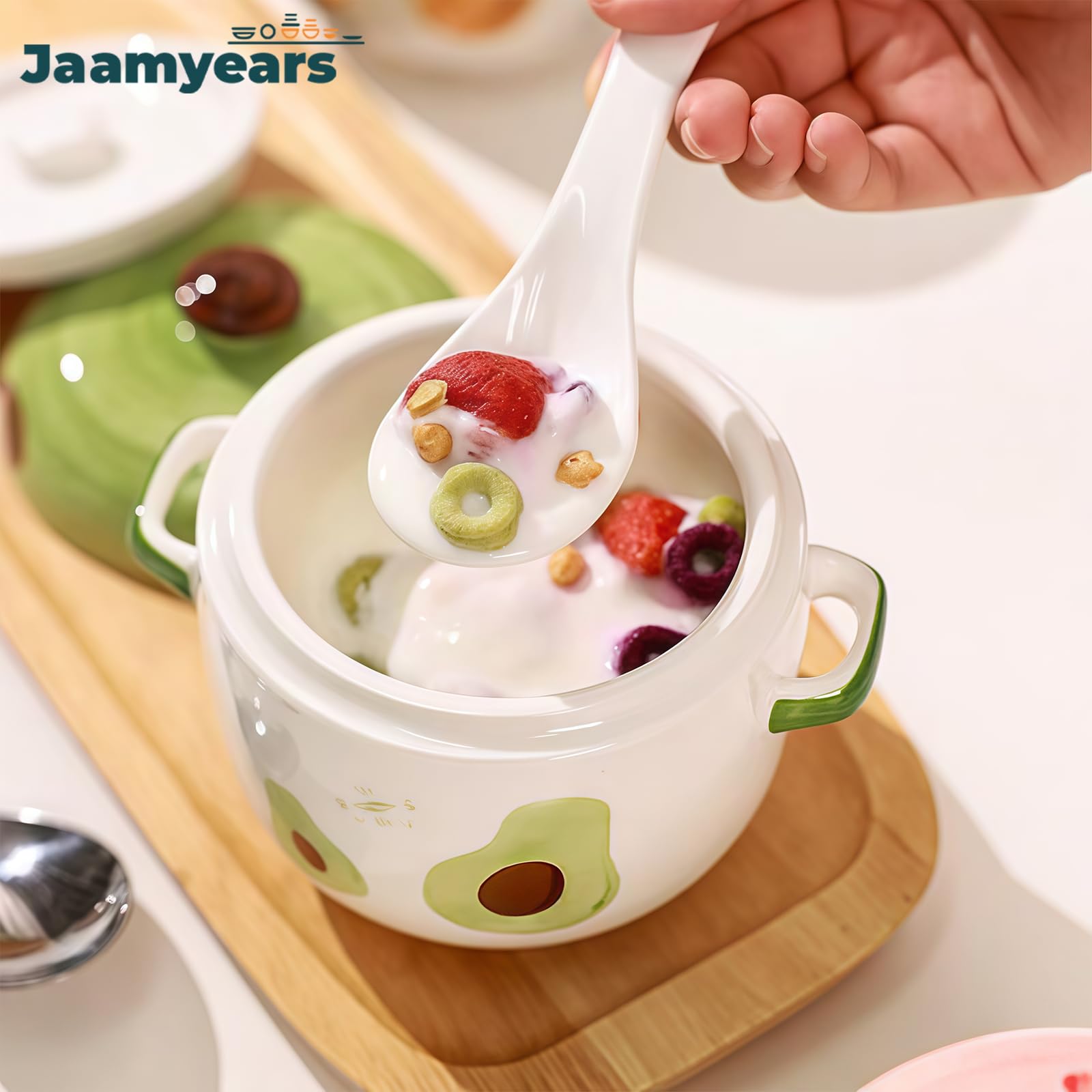 Tazones de sopa de cebolla, tazas de sopa de cerámica de 500 ml con asas y tapa, bonitos platos de sopa aptos para horno, ideales para sopas calientes y guisos, perfectos para comer en casa